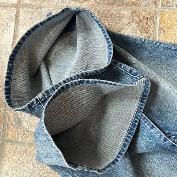 Mother Superior The Fly Cut Tomcat Roller Wide Leg Jeans Size 28 NWT - Picture 14 of 14